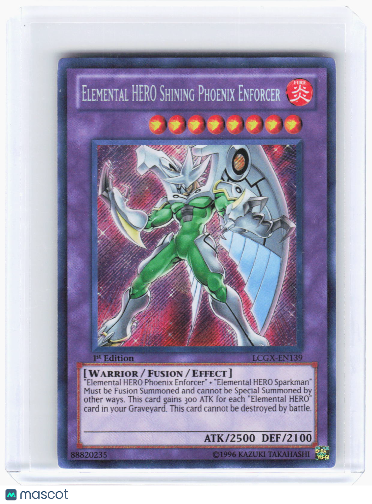 2011 YuGiOh!—Elemental HERO Shining Phoenix Enforcer #LCGX-EN139—SR Foil (LP)1st
