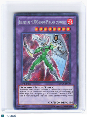 2011 YuGiOh!—Elemental HERO Shining Phoenix Enforcer #LCGX-EN139—SR Foil (LP)1st