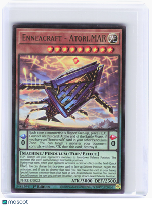 2020 Yu-Gi-Oh! TCG—Enneacraft - Atori.MAR #PHRE-EN022 (PHRE)—CR Foil (LP) 1st Ed