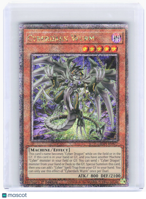 2021 YuGiOh!—Cyberdark Wurm #ALIN-EN027 Alliance Insight—QCSR Foil 1st Ed