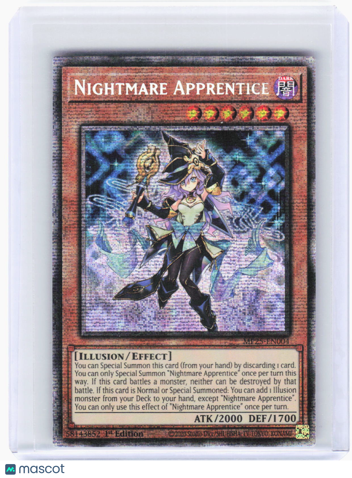 Yu-Gi-Oh!—Nightmare Apprentice #MP25-EN004 2025 Mega-Pack—SR Foil 1st Edition