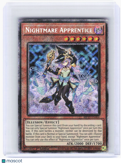 Yu-Gi-Oh!—Nightmare Apprentice #MP25-EN004 2025 Mega-Pack—SR Foil 1st Edition