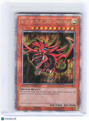 2010 YuGiOh!—Slifer the Sky Dragon #LC01-EN002 (LC01)—QCSR Foil (MP) LE