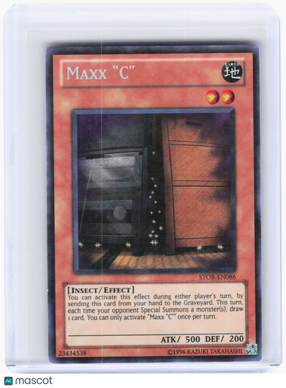 2011 YuGiOh!—Maxx "C" #STOR-EN086 Storm of Ragnarok—Secret Rare Foil