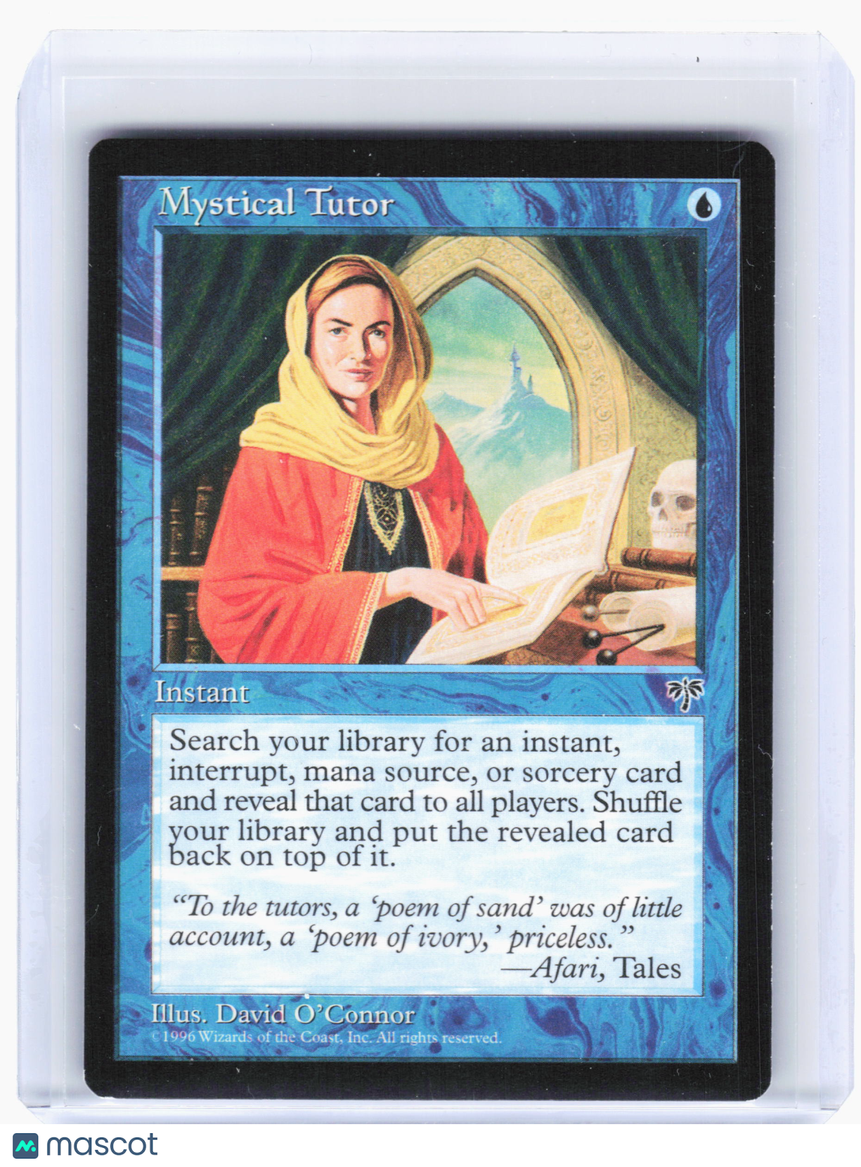 1996 Magic: The Gathering—Mystical Tutor #80 Mirage—Uncommon Nonfoil [MP]