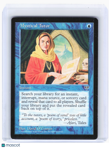 1996 Magic: The Gathering—Mystical Tutor #80 Mirage—Uncommon Nonfoil [MP]