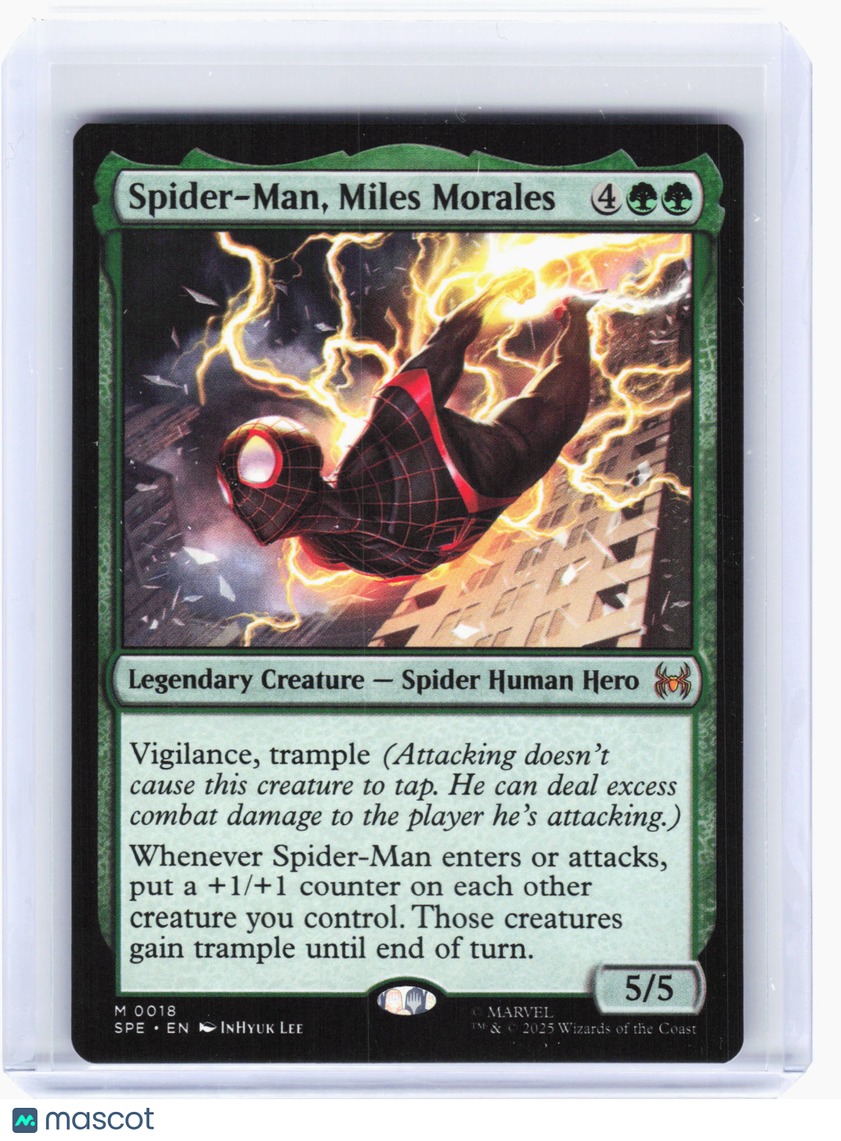 2025 Magic: The Gathering—Spider-Man, Miles Morales #18 SPE—Mythic Nonfoil