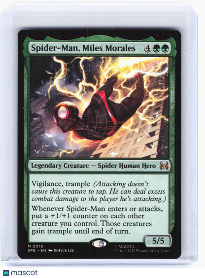 2025 Magic: The Gathering—Spider-Man, Miles Morales #18 SPE—Mythic Nonfoil