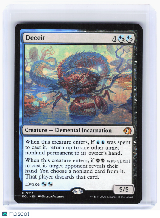 2026 Magic: The Gathering—Deceit #212 Lorwyn Eclipsed—Mythic Nonfoil