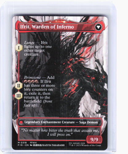 2025 Magic: TG—Clive, Ifrit's Dominant (Borderless) #318 FIN—Mythic Nonfoil