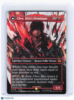 2025 Magic: TG—Clive, Ifrit's Dominant (Borderless) #318 FIN—Mythic Nonfoil
