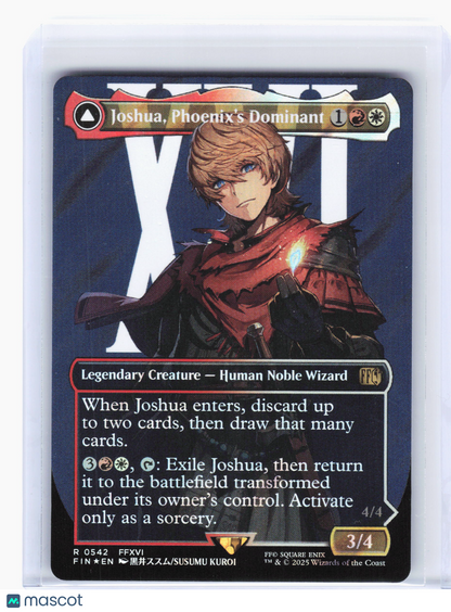 2025 Magic: TG—Joshua, Phoenix's Dominant (Borderless) #542 FIN—Rare Surge Foil