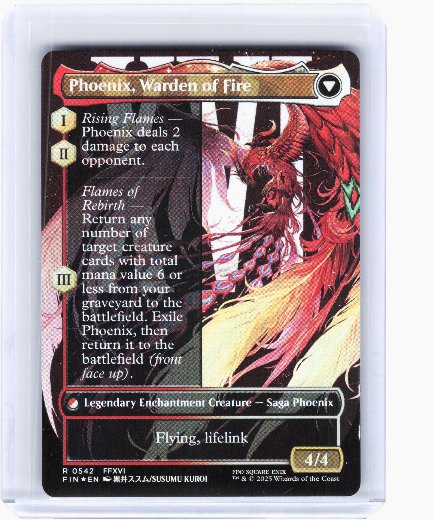 2025 Magic: TG—Joshua, Phoenix's Dominant (Borderless) #542 FIN—Rare Surge Foil