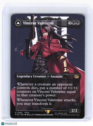 2025 Magic: The Gathering—Vincent Valentine (Borderless) #383 FIN—Rare Nonfoil