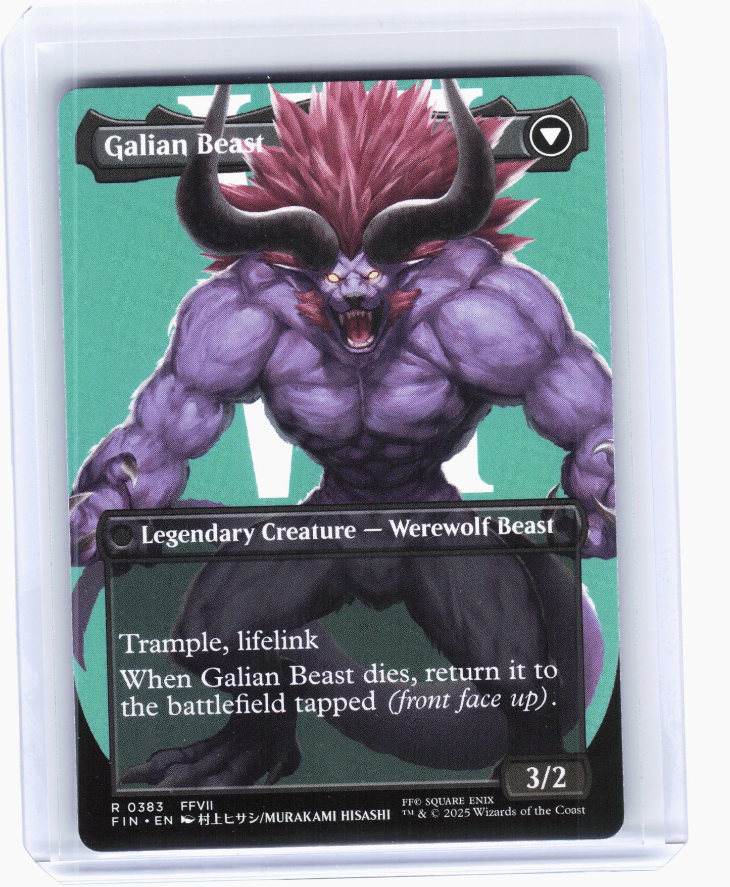 2025 Magic: The Gathering—Vincent Valentine (Borderless) #383 FIN—Rare Nonfoil