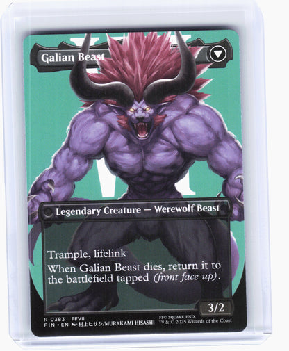 2025 Magic: The Gathering—Vincent Valentine (Borderless) #383 FIN—Rare Nonfoil