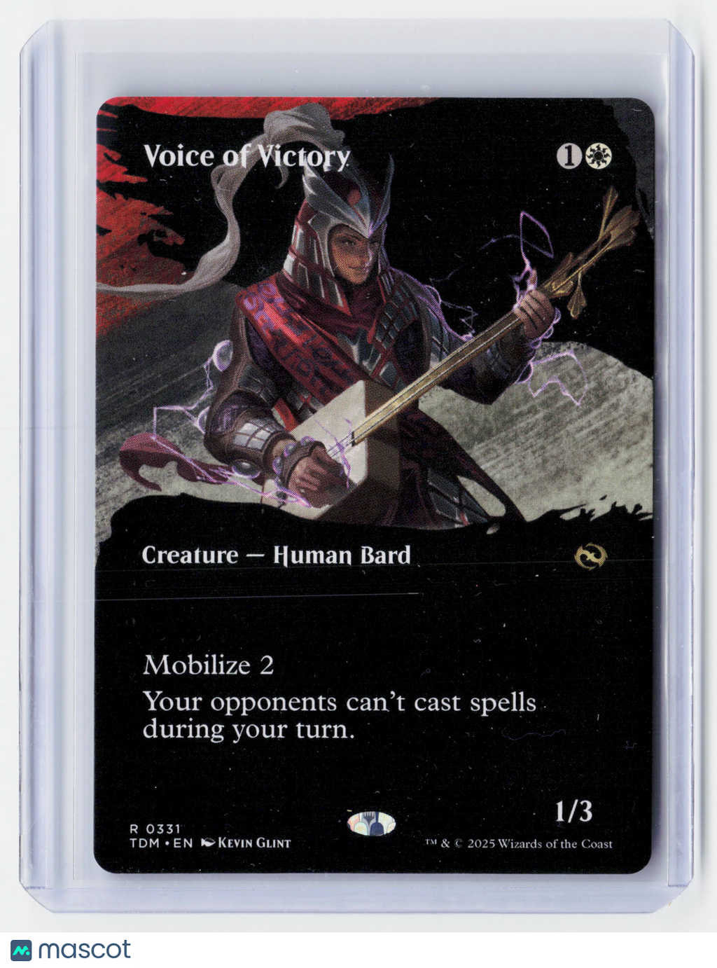 2025 Magic: The Gathering—Voice of Victory (Borderless) #0331 (TDM)—Rare Nonfoil
