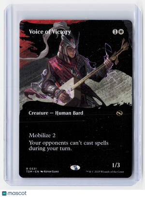 2025 Magic: The Gathering—Voice of Victory (Borderless) #0331 (TDM)—Rare Nonfoil