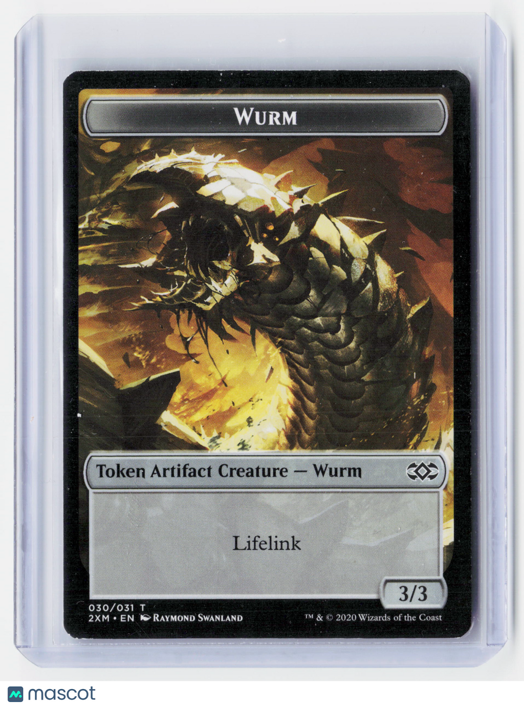 2020 Magic: The Gathering—Wurm (Token) #030/031 Double Masters (2XM)—Nonfoil