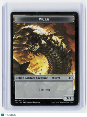 2020 Magic: The Gathering—Wurm (Token) #030/031 Double Masters (2XM)—Nonfoil