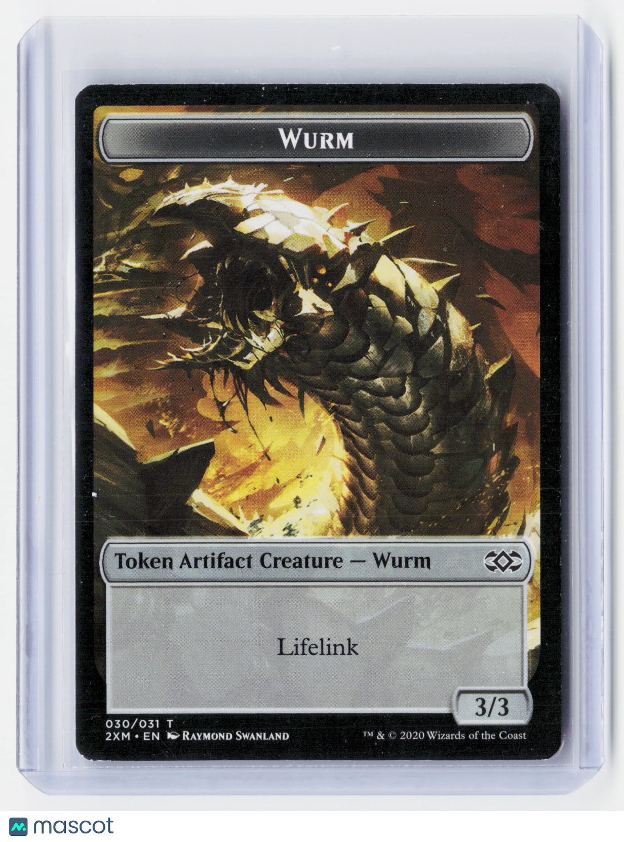2020 Magic: The Gathering—Wurm (Token) #030/031 Double Masters (2XM)—Nonfoil