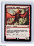 2022 Magic: The Gathering—Wrathful Red Dragon #207/361 (CLB)—Rare Nonfoil