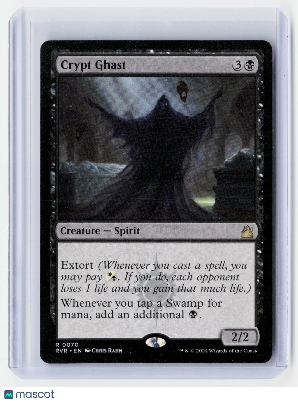 2024 Magic: The Gathering—Crypt Ghast #70 Ravnica Remastered (RVR)—Rare Nonfoil