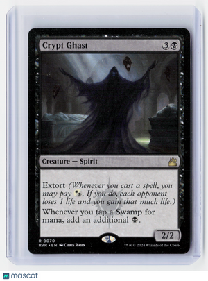 2024 Magic: The Gathering—Crypt Ghast #70 Ravnica Remastered (RVR)—Rare Nonfoil