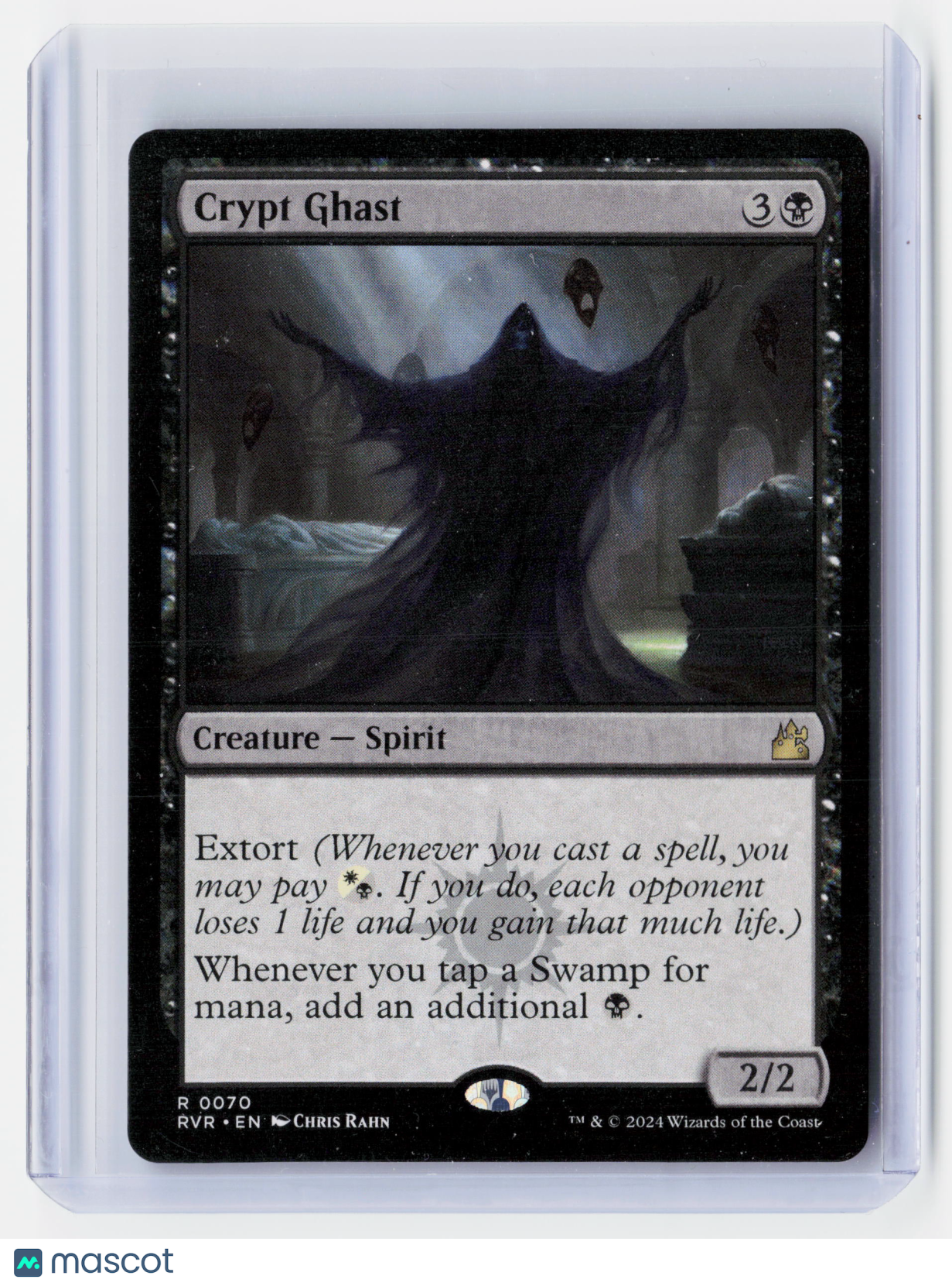 2024 Magic: The Gathering—Crypt Ghast #70 Ravnica Remastered (RVR)—Rare Nonfoil