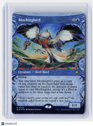 2024 Magic: The Gathering—Mockingbird (Showcase) #0305 Bloomburrow (BLB)—R Foil