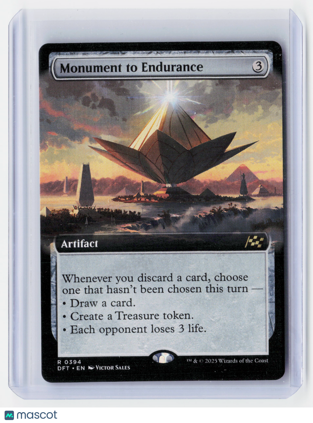 2025 Magic: TG—Monument to Endurance (Extended Art) #0394 (DFT)—Rare Nonfoil