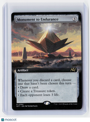 2025 Magic: TG—Monument to Endurance (Extended Art) #0394 (DFT)—Rare Nonfoil