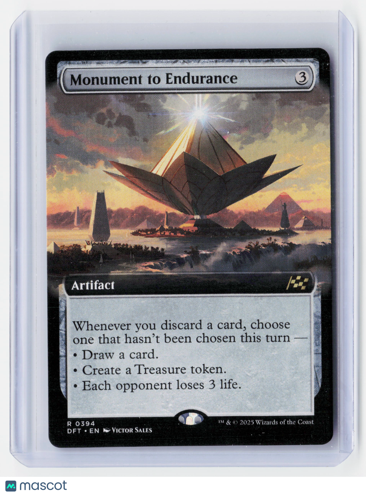 2025 Magic: TG—Monument to Endurance (Extended Art) #0394 (DFT)—Rare Nonfoil