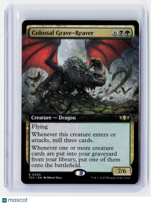 2025 Magic: TG—Colossal Grave-Reaver (Extended Art) #0090 (TDC)—Rare Nonfoil
