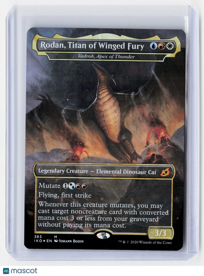 2020 —Rodan, Titan of Winged Fury #383 Ikoria: Lair of Behemoths—Mythic Holo
