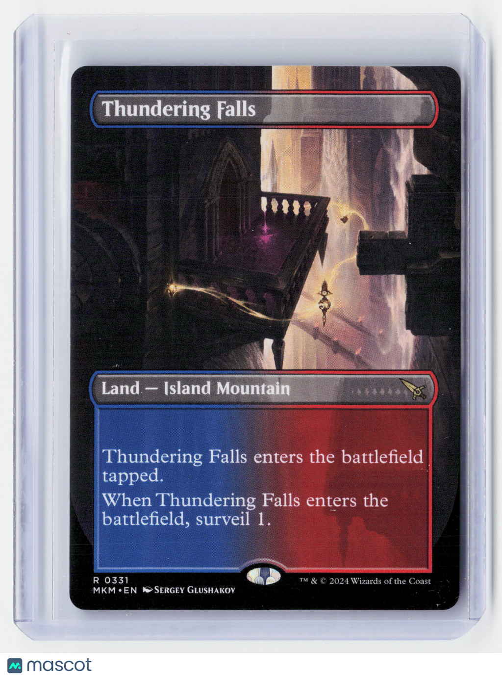 2024 Magic: The Gathering—Thundering Falls (Borderless) #0331 (MKM)—Rare Nonfoil