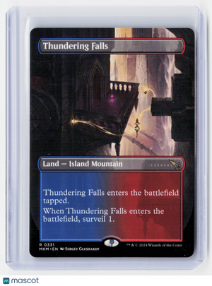 2024 Magic: The Gathering—Thundering Falls (Borderless) #0331 (MKM)—Rare Nonfoil