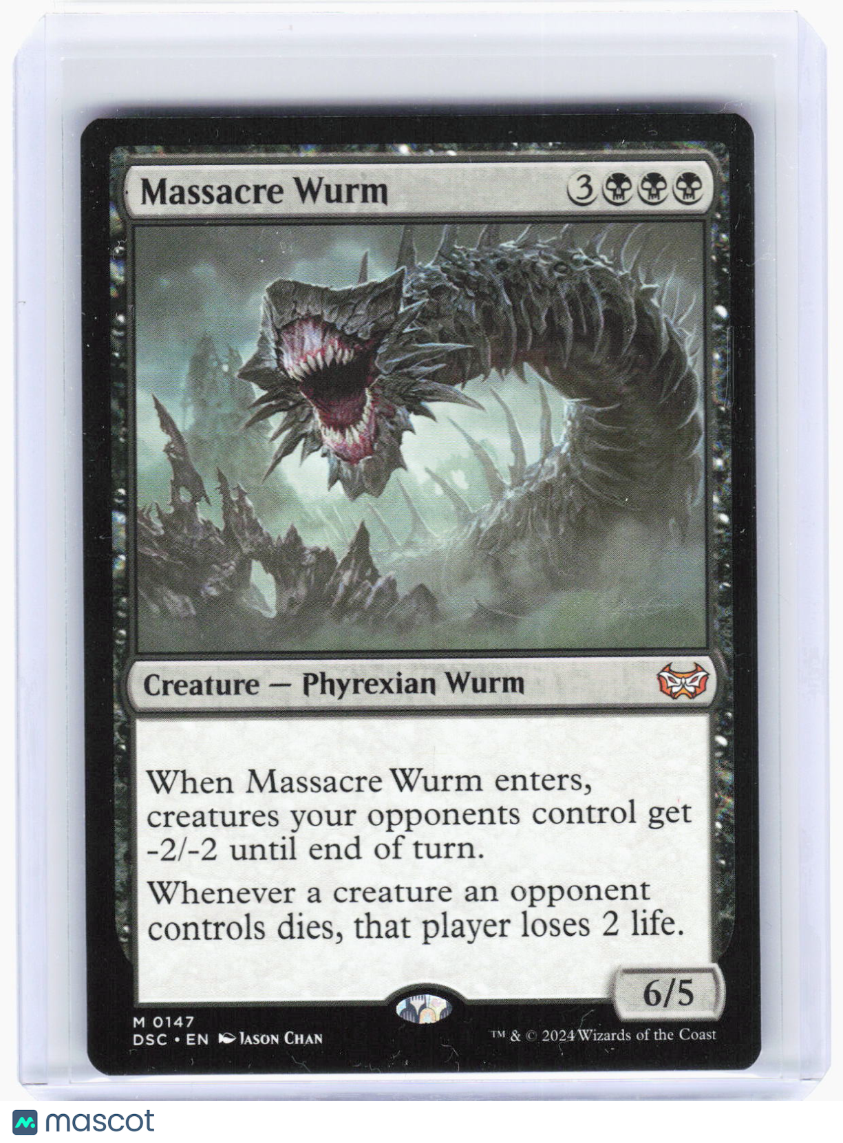 2024 Magic: The Gathering—Massacre Wurm #147 (DSC)—Mythic Non-Foil
