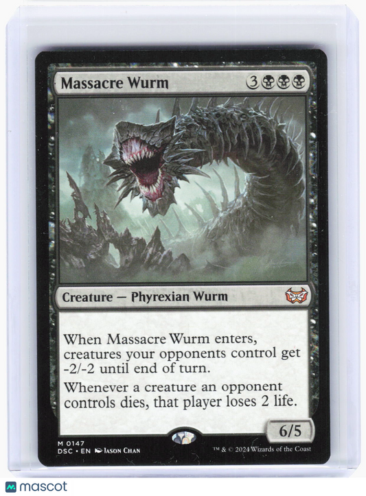 2024 Magic: The Gathering—Massacre Wurm #147 (DSC)—Mythic Non-Foil