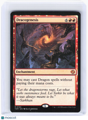 2025 Magic: The Gathering—Dracogenesis #105 Tarkir: Dragonstorm—Mythic Non-Foil