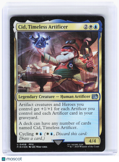 2025 Magic: The Gathering—Cid, Timeless Artificer #408 FINAL FANTASY—Uncommon Foil
