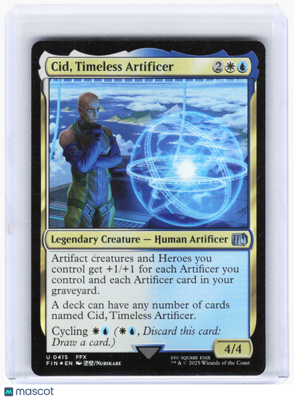 2025 Magic: The Gathering—Cid, Timeless Artificer #415 (FIN)—Uncommon Foil