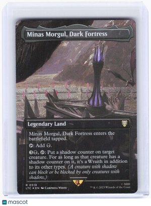 2023 Magic: The Gathering—Minas Morgul, Dark Fortress #514 (LTC)—Rare Foil