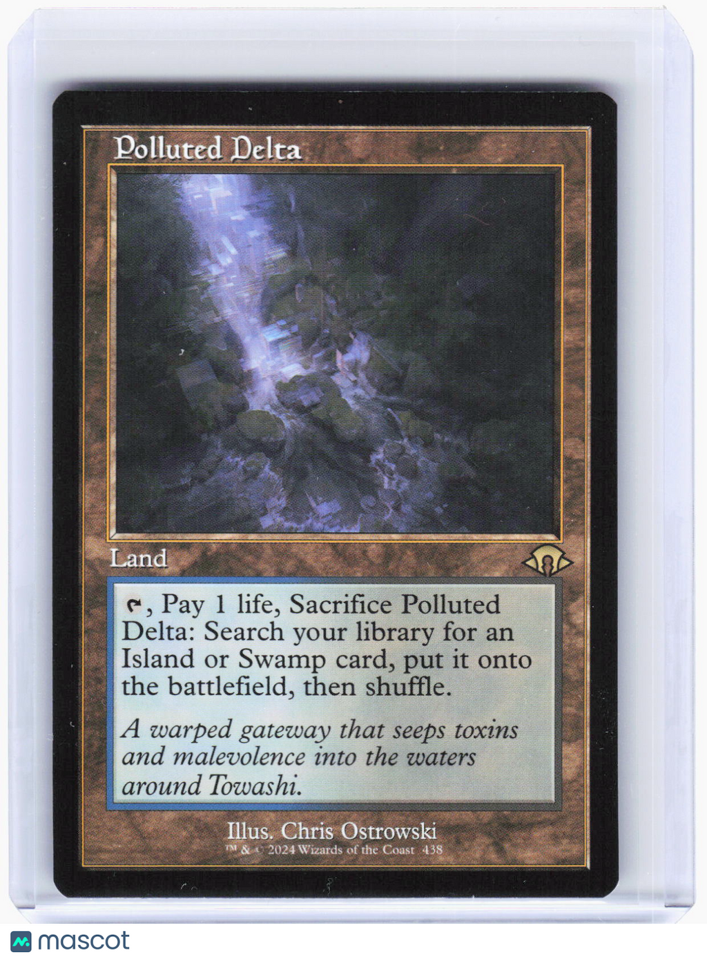 2024 Magic: The Gathering—Polluted Delta (Retro Frame) #438 (MH3)—Rare Non-Foil