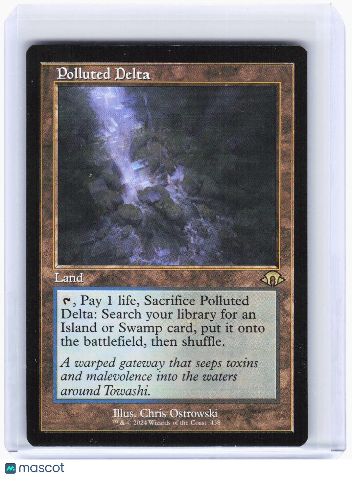 2024 Magic: The Gathering—Polluted Delta (Retro Frame) #438 (MH3)—Rare Non-Foil