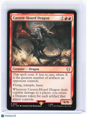 2023 Magic: The Gathering—Cavern-Hoard Dragon #31 (LTC)—Rare Non-Foil