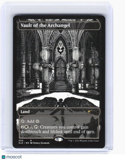 2021 Magic: The Gathering—Vault of the Archangel #350 (SLD)—Rare Non-Foil