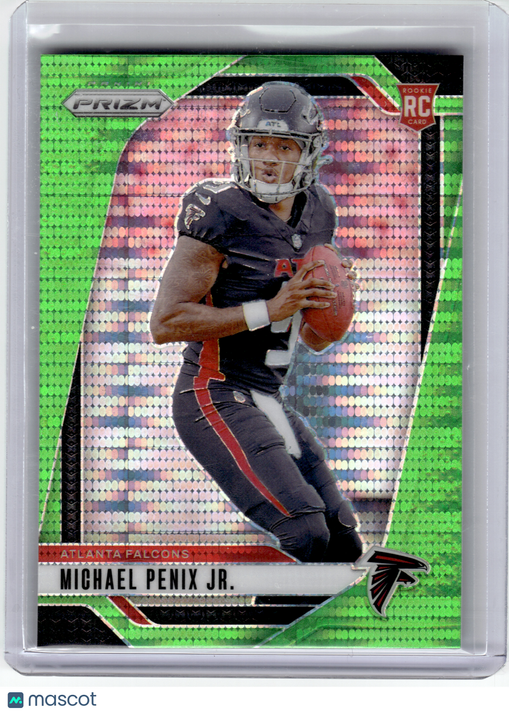 2024 Panini Prizm Football Football—Michael Penix Jr. #378 Green RC