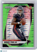 2024 Panini Prizm Football Football—Michael Penix Jr. #378 Green RC