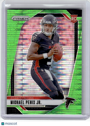 2024 Panini Prizm Football Football—Michael Penix Jr. #378 Green RC